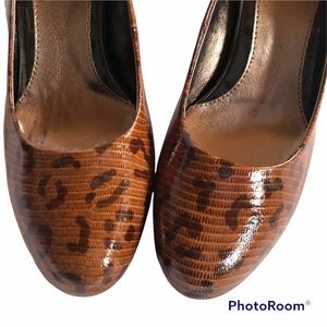 SOFFT CHEETAH LEATHER PUMPS NWOT